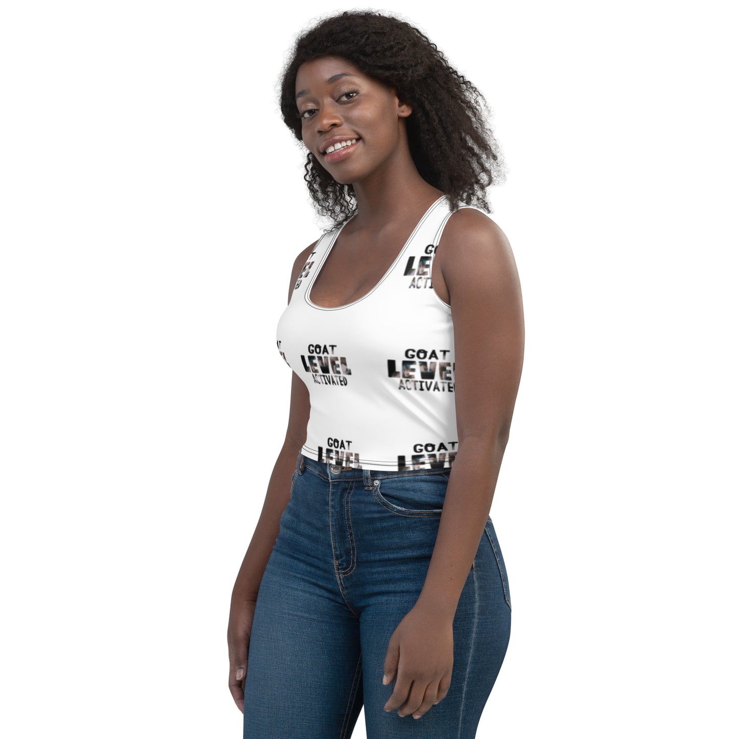 Dollars. On. Top GOAT Crop Top