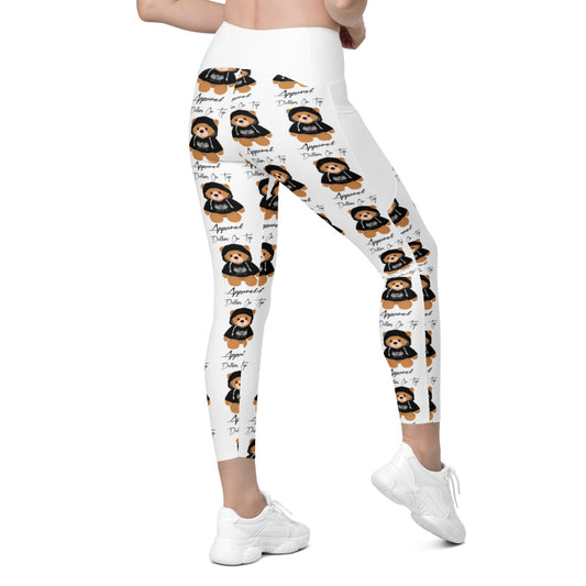 Dollars. On. Top Bear Edition Crossover Leggings with Pockets