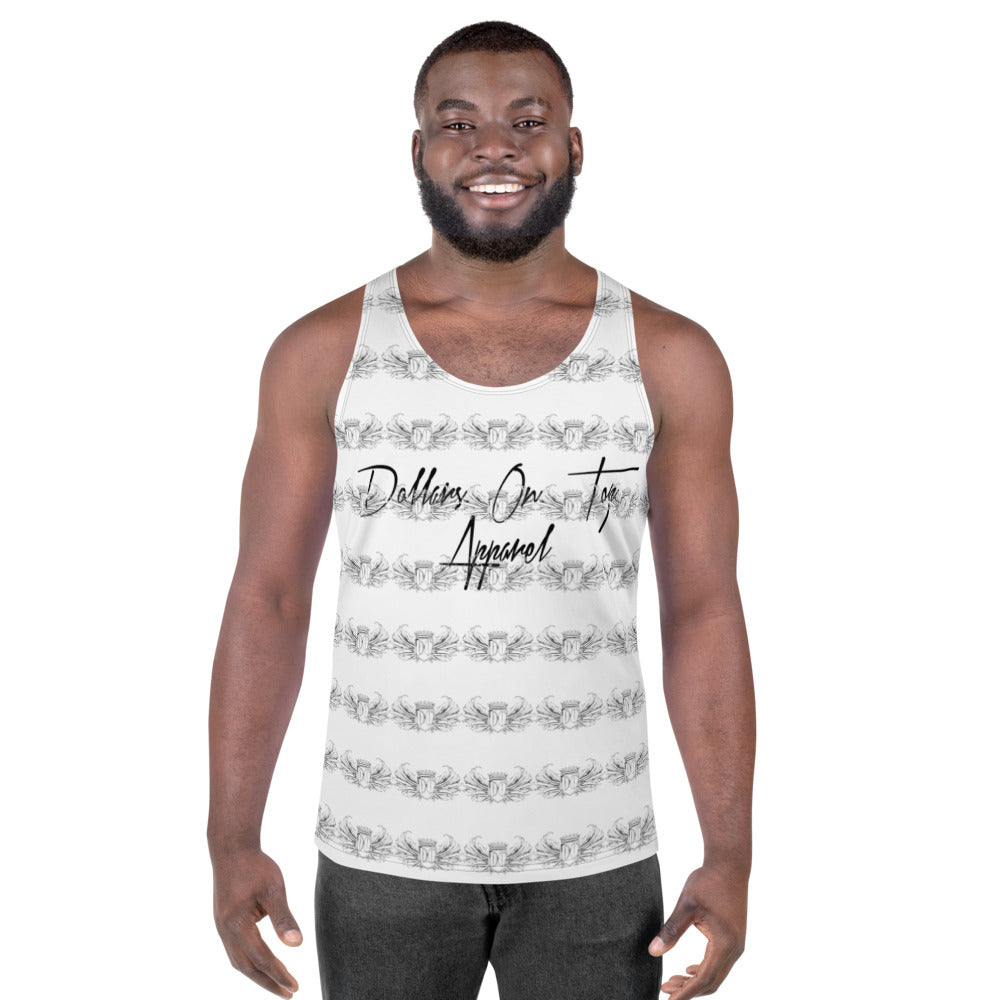 Dollars. On. Top Unisex Tank Top