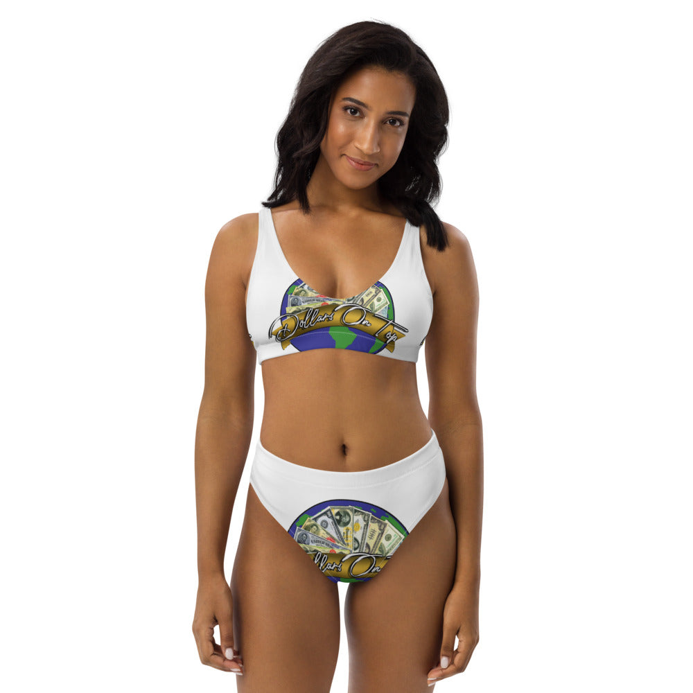 Dollars. On. Top Recycled High-Waisted Bikini