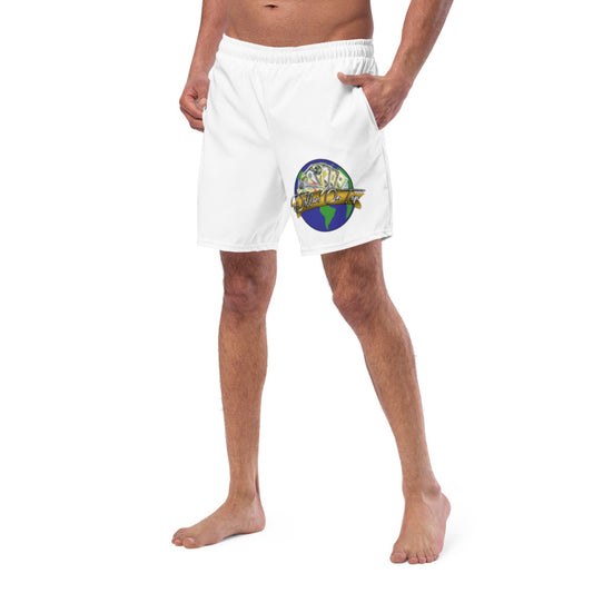 Dollars. On. Top Globe Edition Men's Swim Trunks