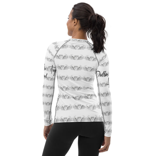 Dollars. On. Top Women's Rash Guard