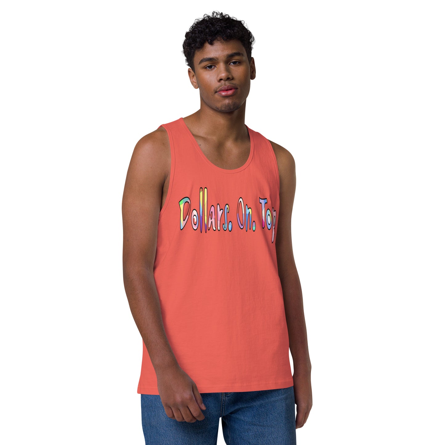 Dollars. On. Top Men’s Premium Tank Top