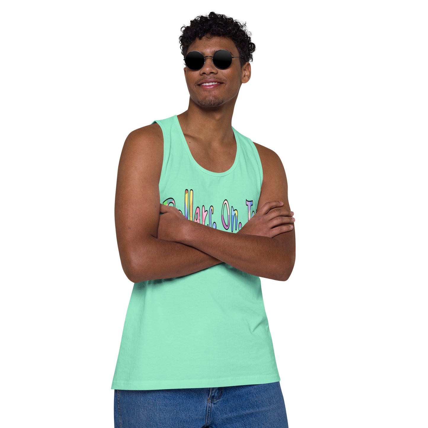Dollars. On. Top Men’s Premium Tank Top