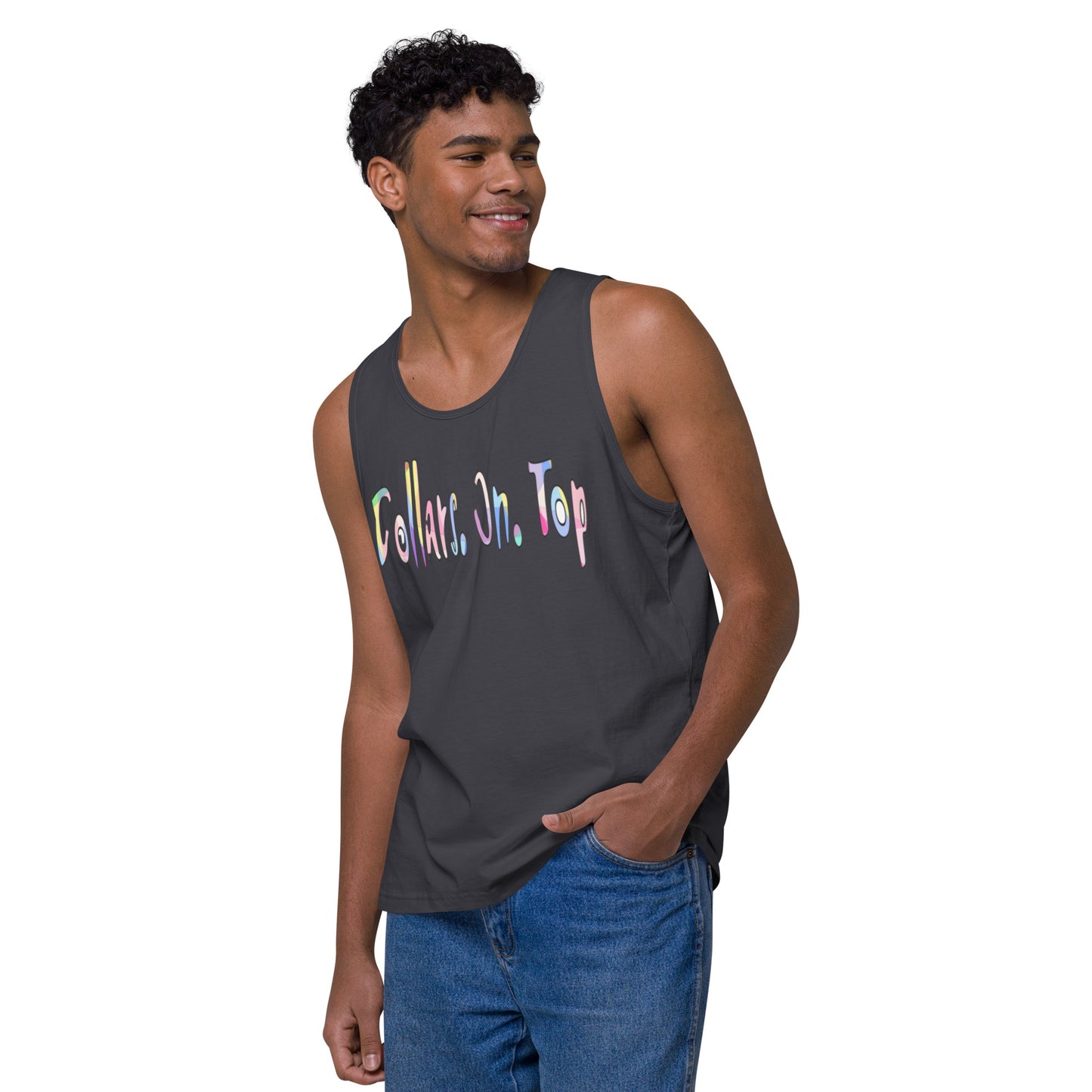 Dollars. On. Top Men’s Premium Tank Top