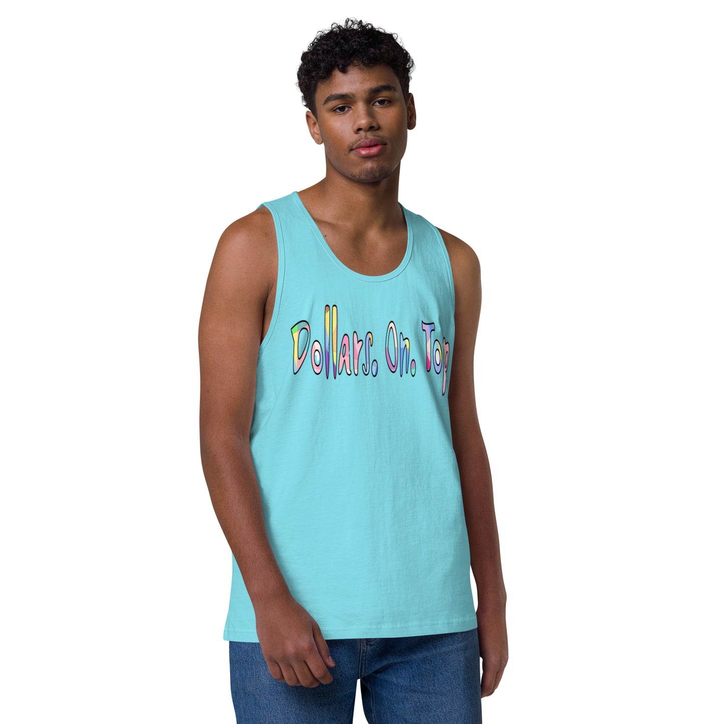 Dollars. On. Top Men’s Premium Tank Top