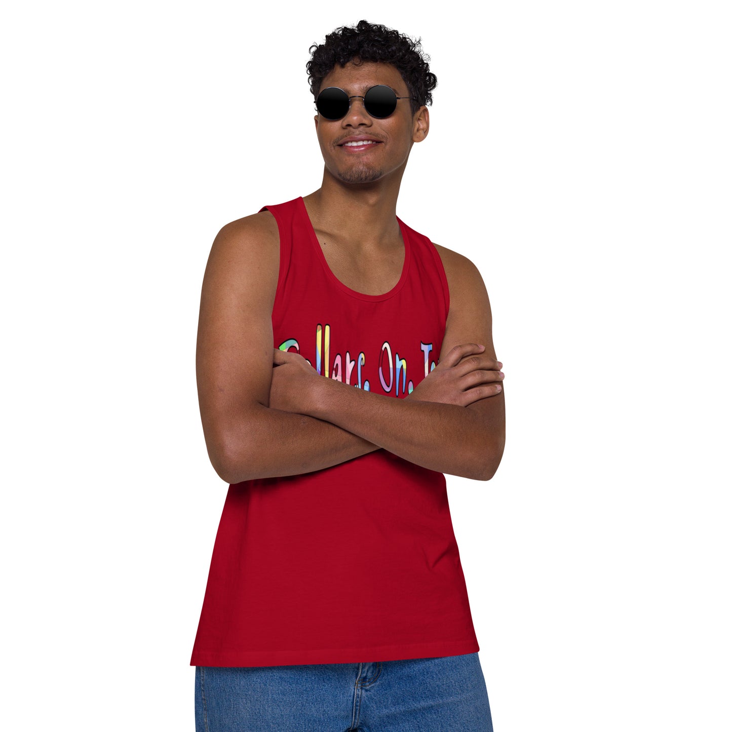Dollars. On. Top Men’s Premium Tank Top