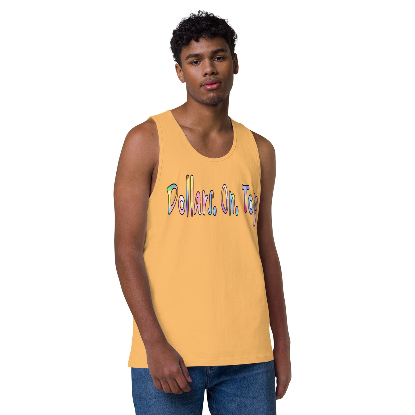 Dollars. On. Top Men’s Premium Tank Top