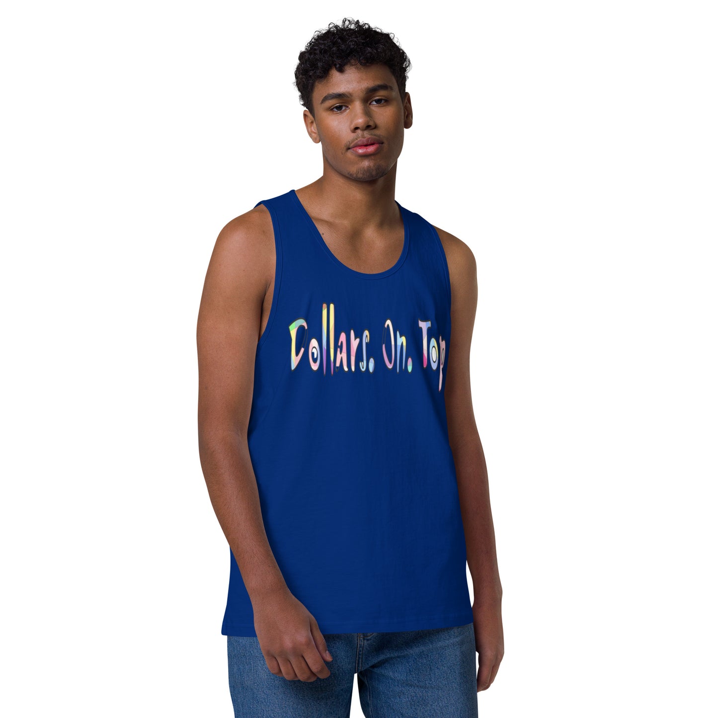 Dollars. On. Top Men’s Premium Tank Top