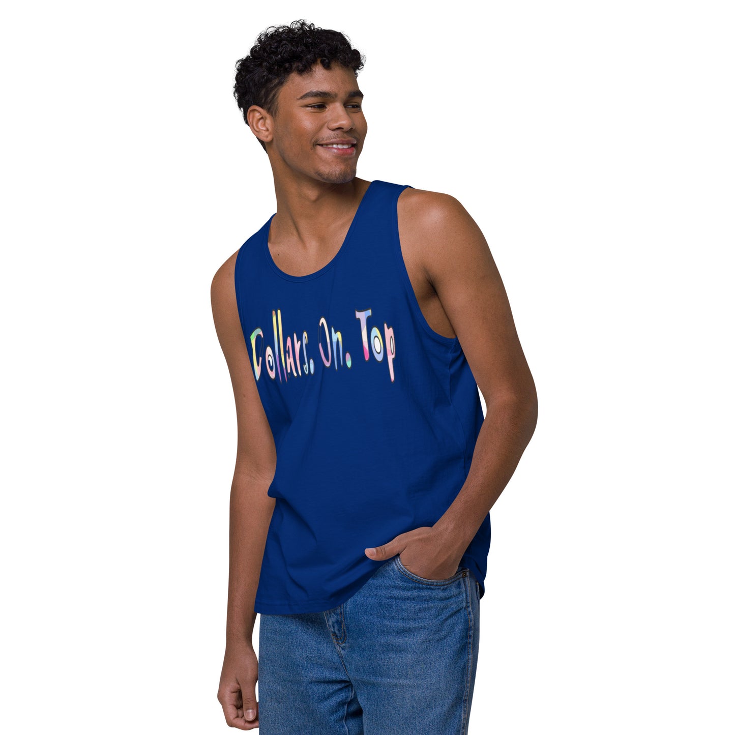 Dollars. On. Top Men’s Premium Tank Top