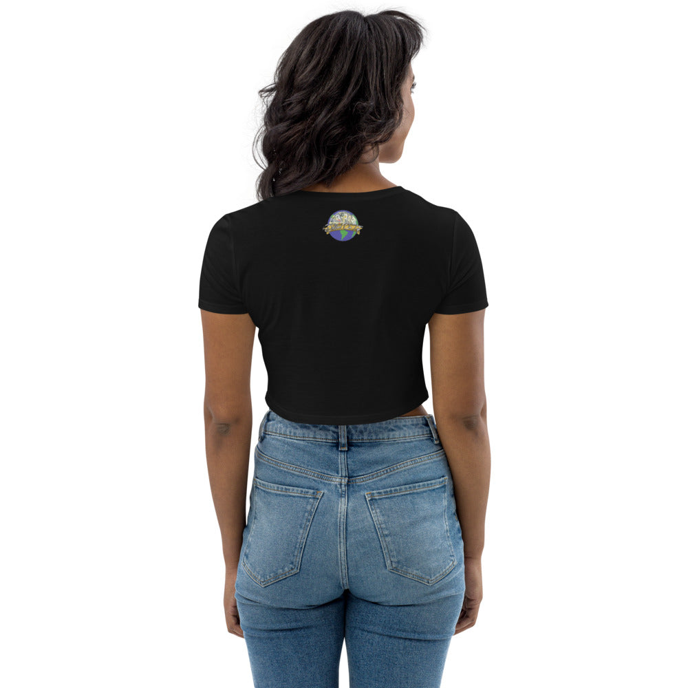 Dollars. On. Top Globe Edition Organic Crop Top