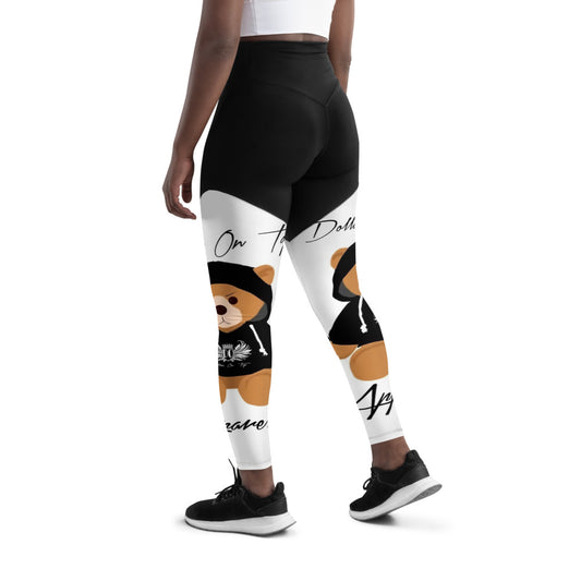 Dollars. On. Top Bear Edition Sports Leggings