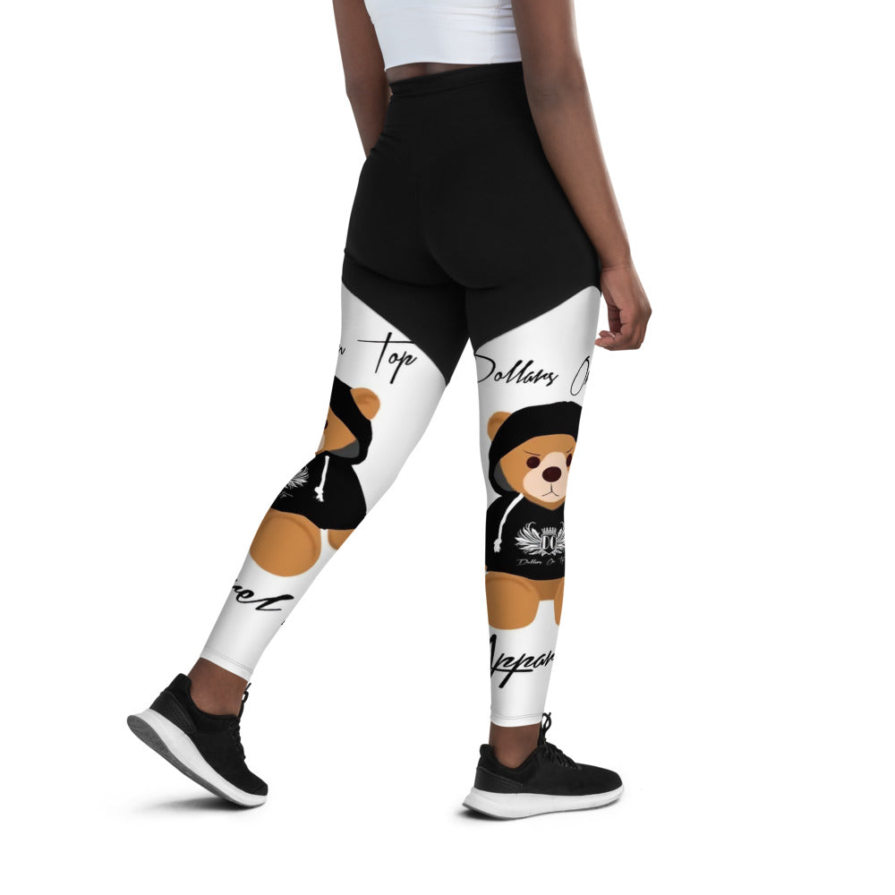 Dollars. On. Top Bear Edition Sports Leggings