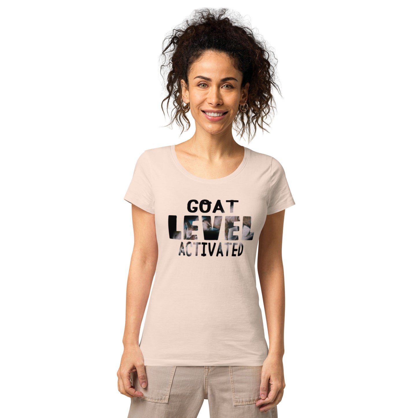 Dollars. On. Top GOAT Level Women’s basic organic t-shirt