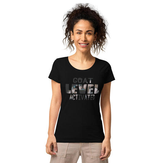 Dollars. On. Top GOAT Level Women’s basic organic t-shirt