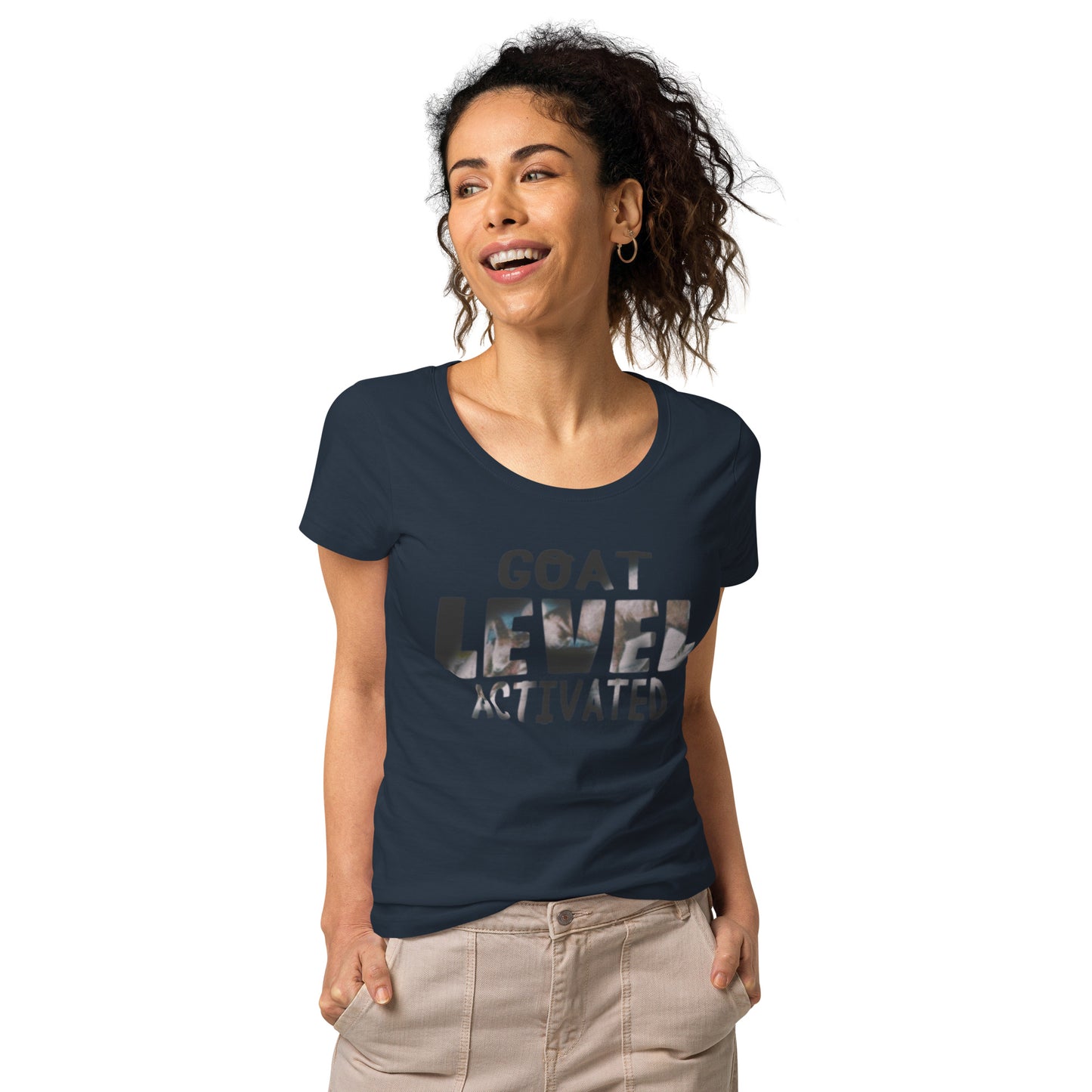Dollars. On. Top GOAT Level Women’s basic organic t-shirt