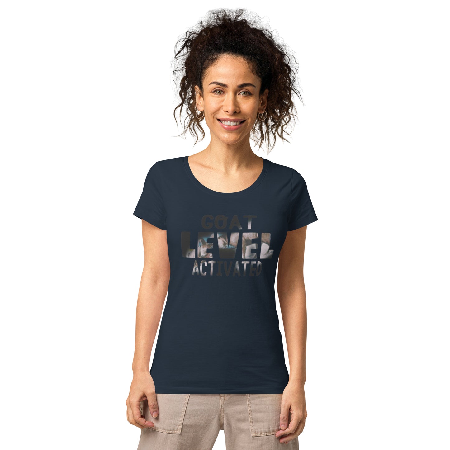 Dollars. On. Top GOAT Level Women’s basic organic t-shirt