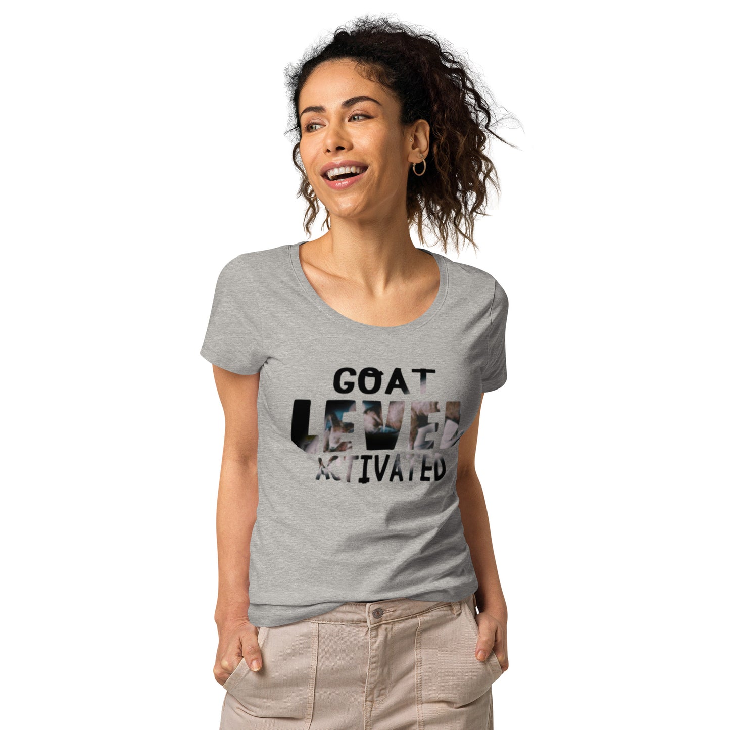 Dollars. On. Top GOAT Level Women’s basic organic t-shirt