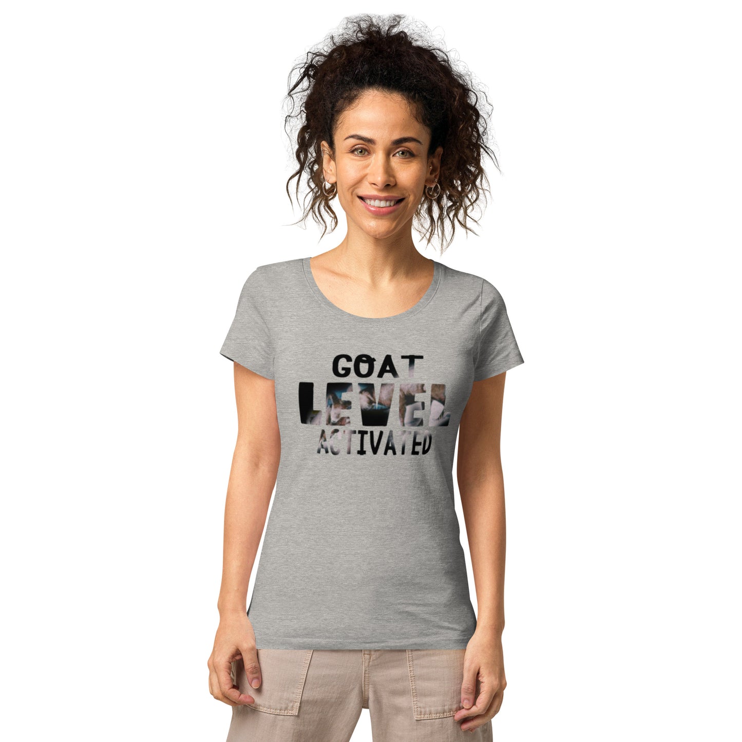 Dollars. On. Top GOAT Level Women’s basic organic t-shirt