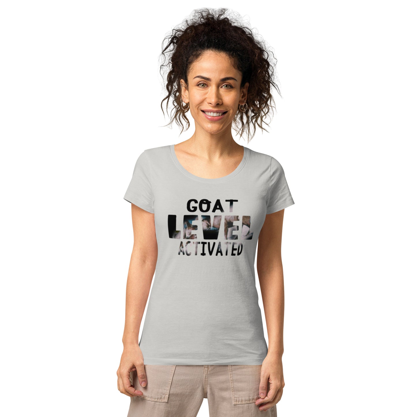 Dollars. On. Top GOAT Level Women’s basic organic t-shirt