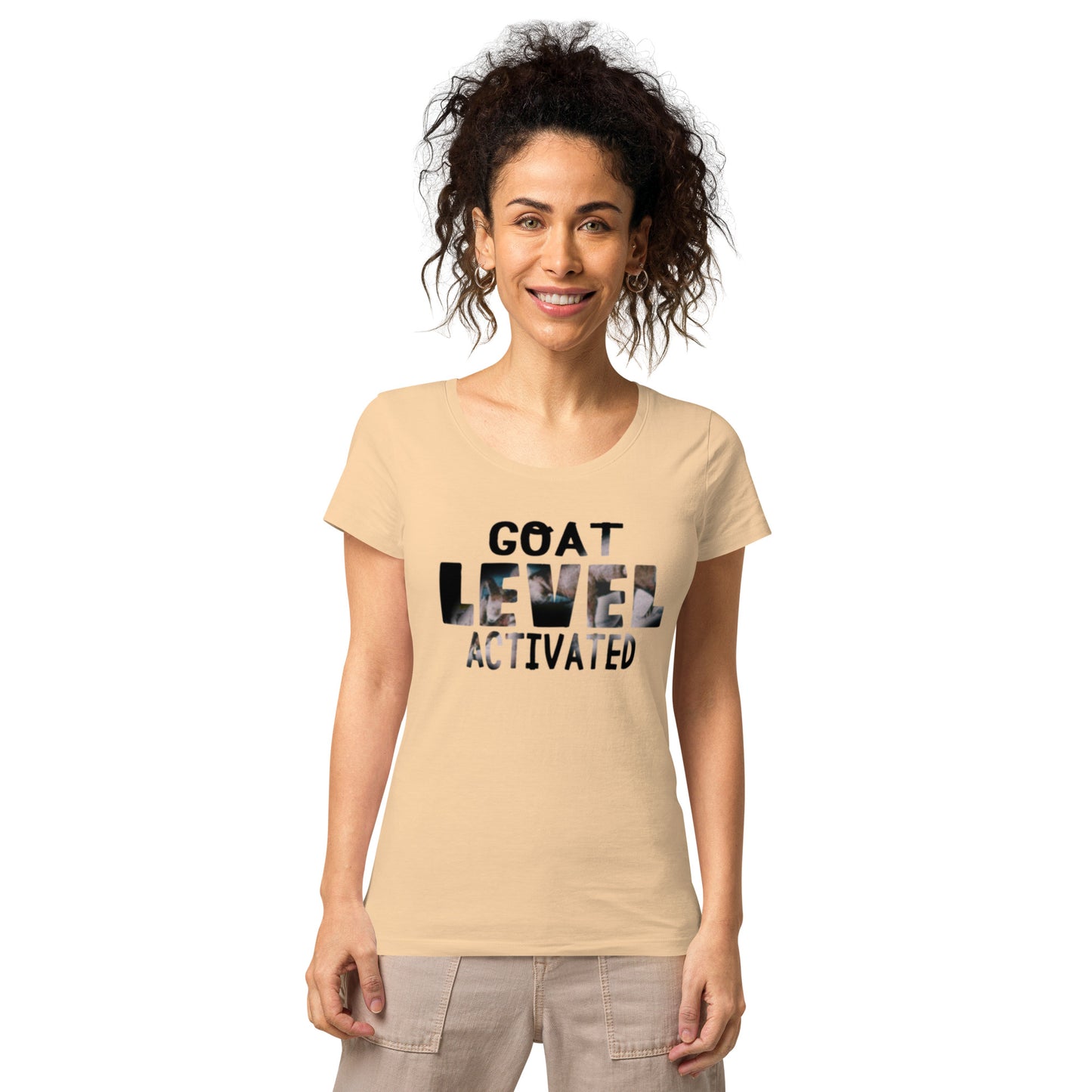 Dollars. On. Top GOAT Level Women’s basic organic t-shirt