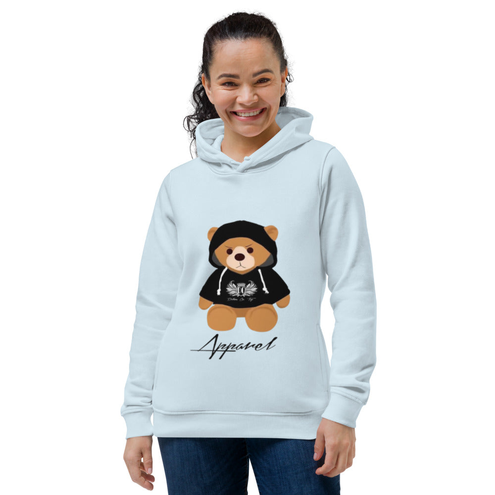 Dollars. On. Top Bear Edition Women's Eco Fitted Hoodie