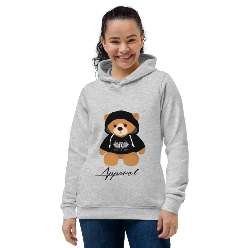 Dollars. On. Top Bear Edition Women's Eco Fitted Hoodie