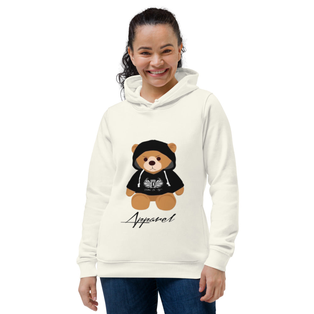 Dollars. On. Top Bear Edition Women's Eco Fitted Hoodie