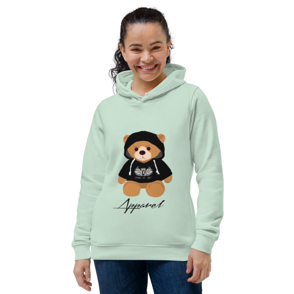Dollars. On. Top Bear Edition Women's Eco Fitted Hoodie