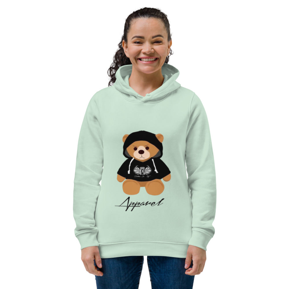 Dollars. On. Top Bear Edition Women's Eco Fitted Hoodie