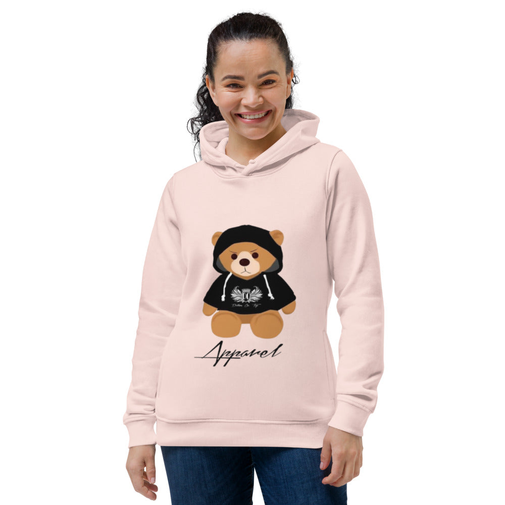 Dollars. On. Top Bear Edition Women's Eco Fitted Hoodie