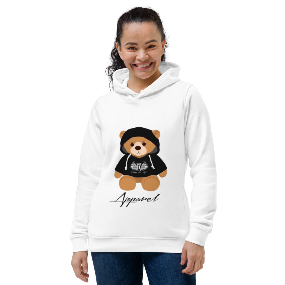 Dollars. On. Top Bear Edition Women's Eco Fitted Hoodie