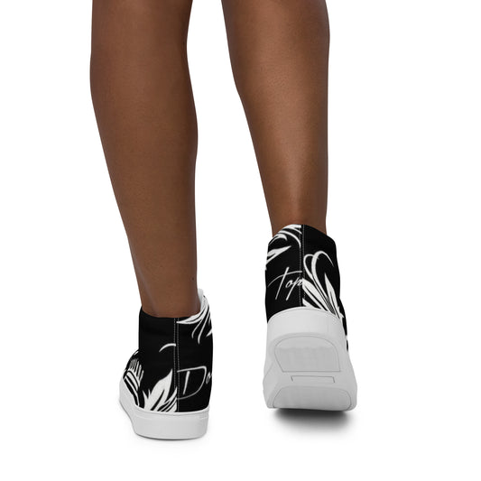 Dollars. On. Top Women’s High Top Canvas Shoes