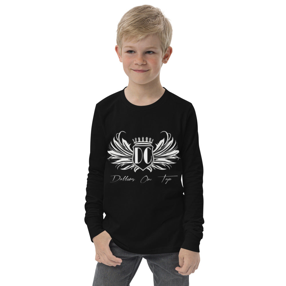 Dollars. On. Top Wings Edition Youth long Sleeve Tee