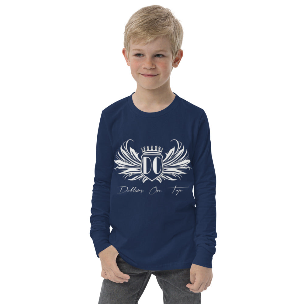 Dollars. On. Top Wings Edition Youth long Sleeve Tee