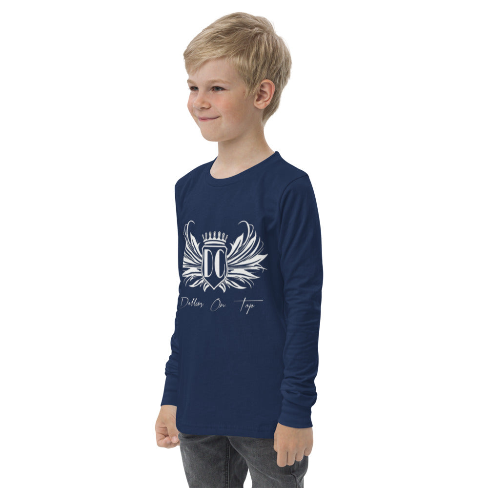 Dollars. On. Top Wings Edition Youth long Sleeve Tee