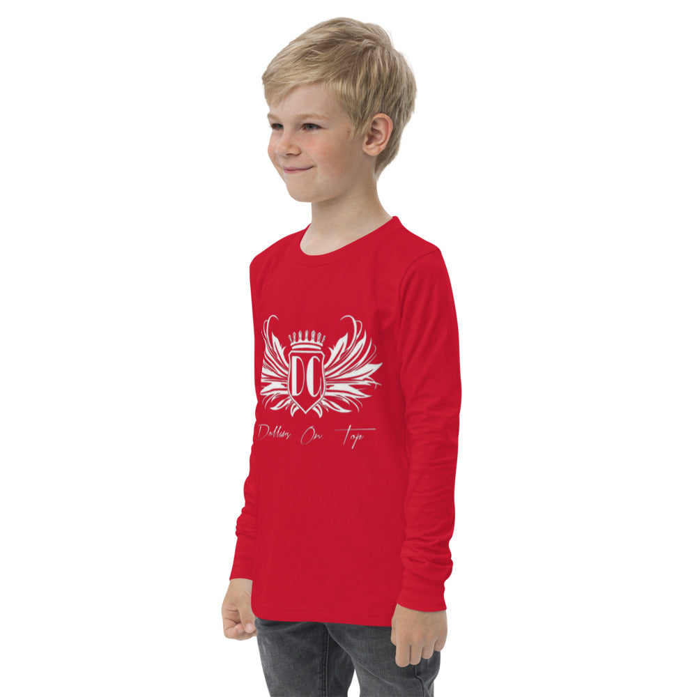 Dollars. On. Top Wings Edition Youth long Sleeve Tee