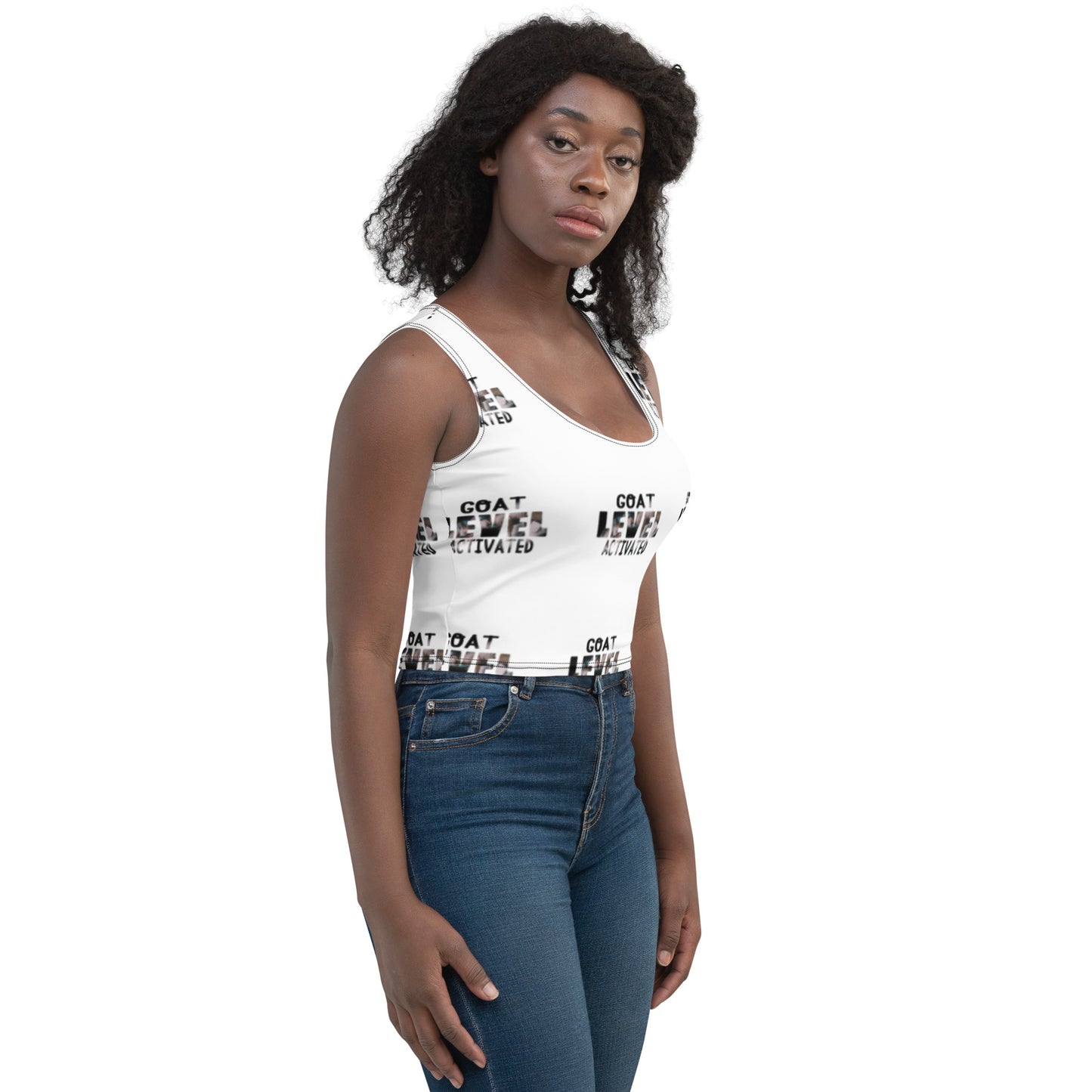 Dollars. On. Top GOAT Crop Top