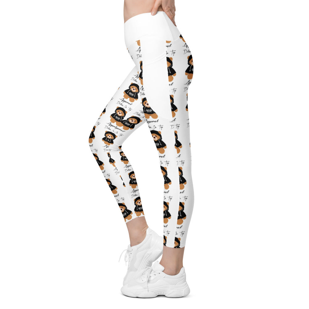 Dollars. On. Top Bear Edition Crossover Leggings with Pockets