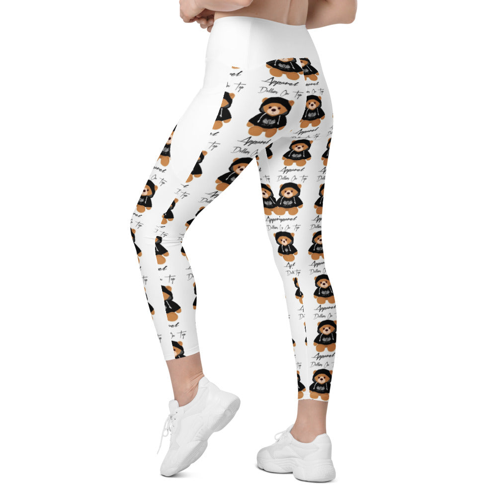 Dollars. On. Top Bear Edition Crossover Leggings with Pockets
