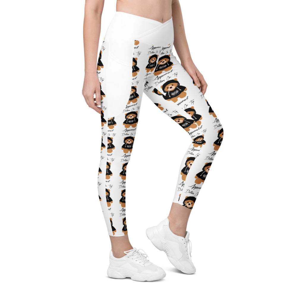 Dollars. On. Top Bear Edition Crossover Leggings with Pockets