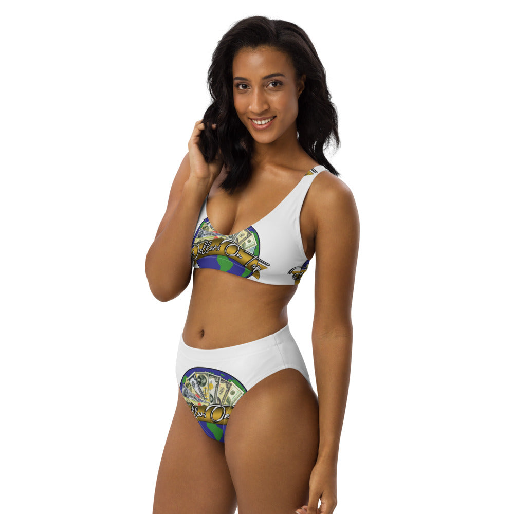 Dollars. On. Top Recycled High-Waisted Bikini