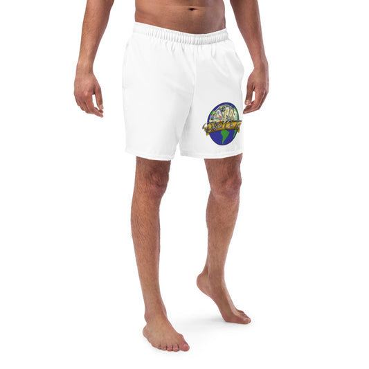 Dollars. On. Top Globe Edition Men's Swim Trunks