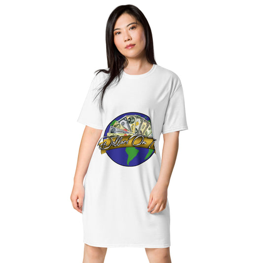 Dollars. On. Top Globe Edition T-shirt dress