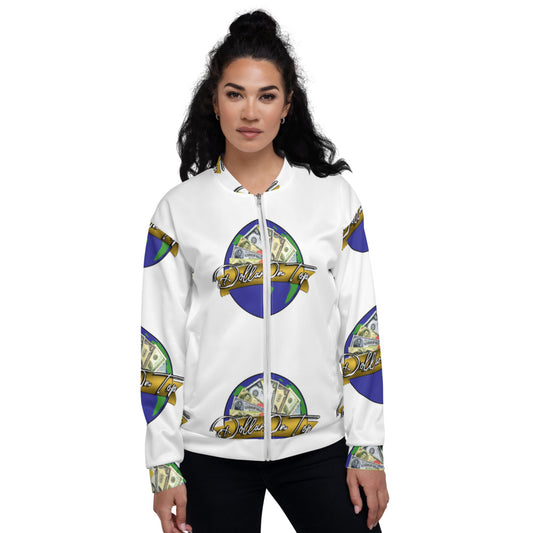 Dollars. On. Top Globe Edition Unisex Bomber Jacket