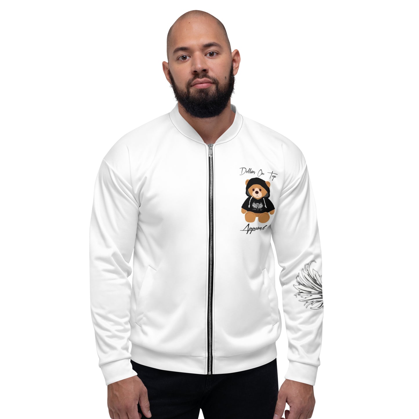 Dollars. On. Top Bear Unisex Bomber Jacket