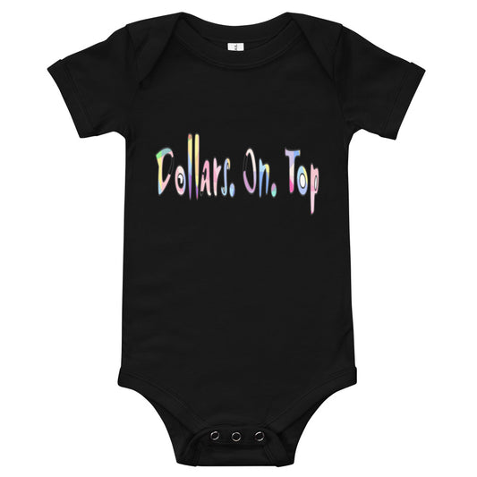 Dollars. On. Top Baby Short Sleeve One Piece