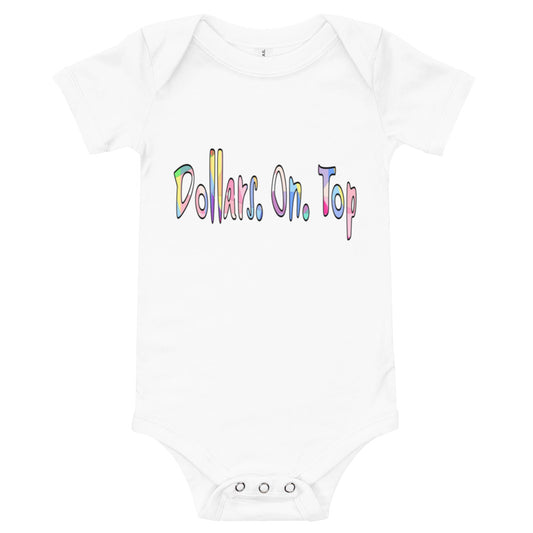Dollars. On. Top Baby Short Sleeve One Piece
