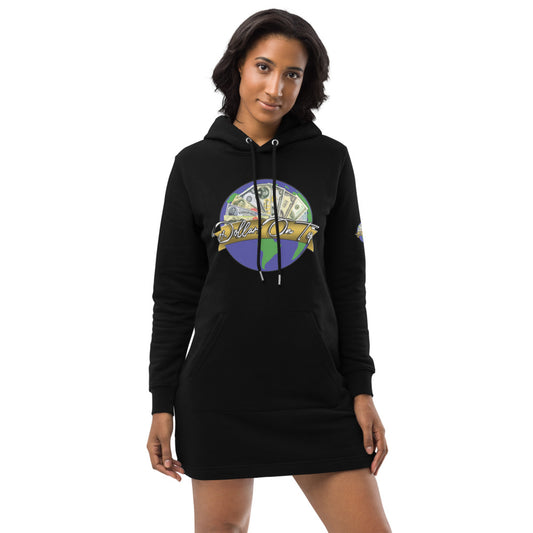 Dollars. On. Top Globe Edition Hoodie Dress