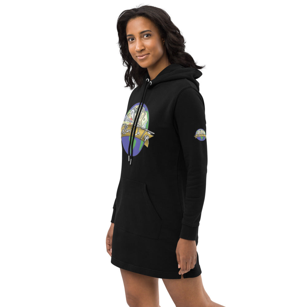 Dollars. On. Top Globe Edition Hoodie Dress